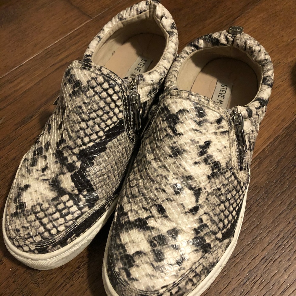 Snakeskin Steve Madden sneakers